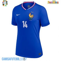 Camisa de time de futebol França Adrien Rabiot #14 Replicas 1º Equipamento Feminina Europeu 2024 Manga Curta